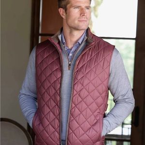 Peter Millar mens  Essex Quilted Travel Vest